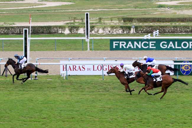 Photo d'arrivée de la course pmu PRIX DU PORT DE DEAUVILLE à DEAUVILLE le Mardi 15 août 2017