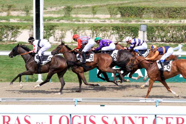 Photo d'arrivée de la course pmu PRIX D'ARGENTAN à DEAUVILLE le Mardi 15 août 2017