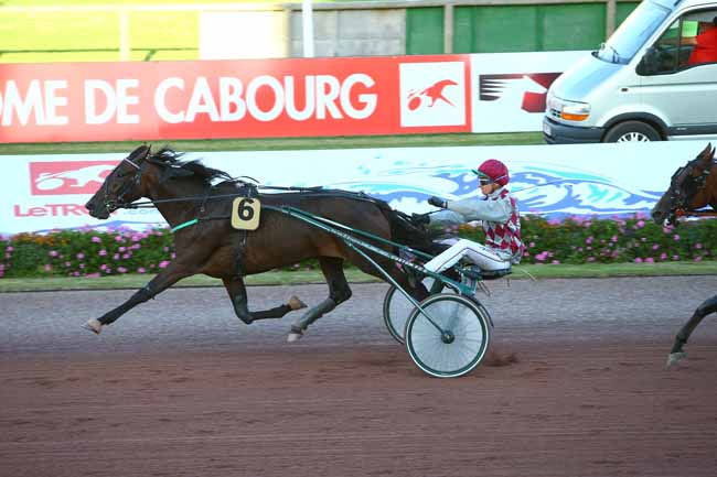 Photo d'arrivée de la course pmu PRIX DE SAINT PIERRE-SUR-DIVES à CABOURG le Vendredi 18 août 2017