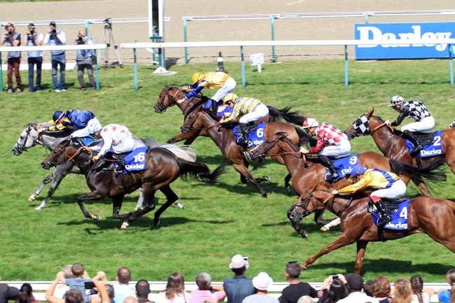 Photo d'arrivée de la course pmu DARLEY GRAND HANDICAP DES SPRINTERS à DEAUVILLE le Dimanche 20 août 2017