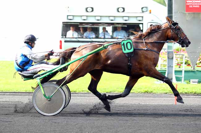 Photo d'arrivée de la course pmu PRIX DE PROVENCE à PARIS-VINCENNES le Samedi 26 août 2017