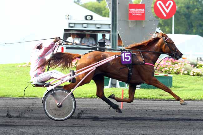 Photo d'arrivée de la course pmu PRIX DE CHARTRES à PARIS-VINCENNES le Lundi 28 août 2017