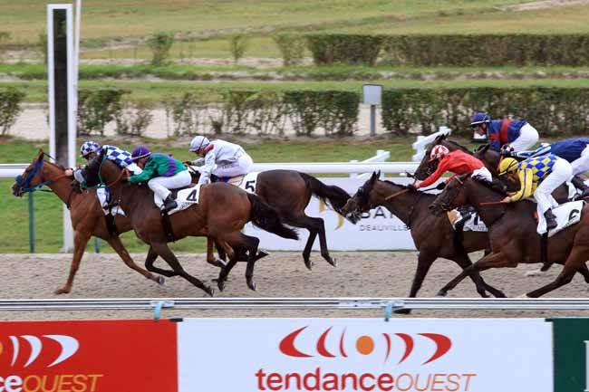 Photo d'arrivée de la course pmu PRIX DES COTES DE NORMANDIE à DEAUVILLE le Mercredi 30 août 2017