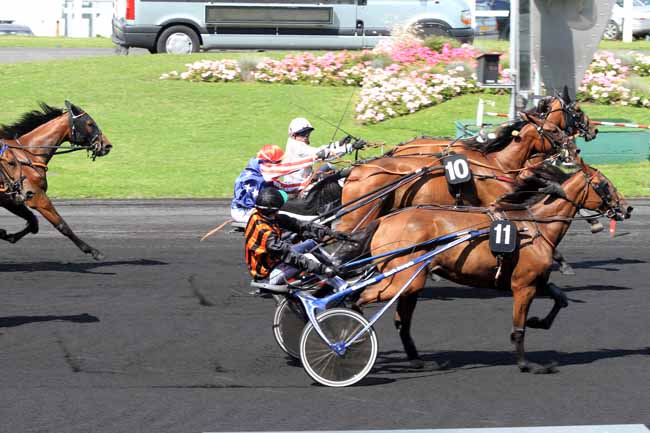 Photo d'arrivée de la course pmu PRIX URANIE à PARIS-VINCENNES le Samedi 2 septembre 2017
