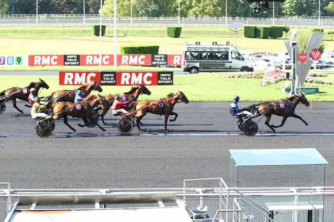Photo d'arrivée de la course pmu PRIX DE MONTIER-EN-DER à PARIS-VINCENNES le Samedi 9 septembre 2017