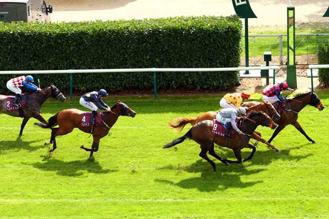 Photo d'arrivée de la course pmu QATAR PRIX DU PETIT COUVERT à CHANTILLY le Dimanche 10 septembre 2017