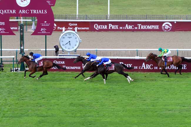 Photo d'arrivée de la course pmu QATAR PRIX FOY à CHANTILLY le Dimanche 10 septembre 2017