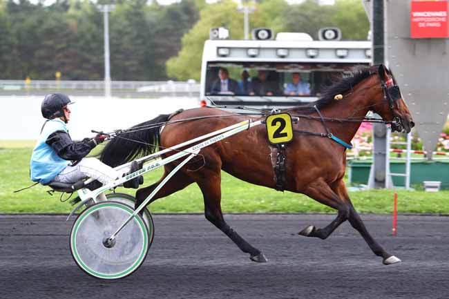 Photo d'arrivée de la course pmu PRIX DE SAINT-GAUDENS à PARIS-VINCENNES le Lundi 11 septembre 2017