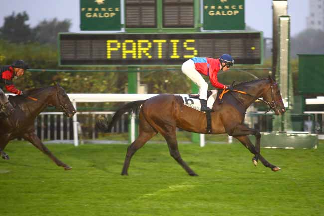 Photo d'arrivée de la course pmu PRIX DES BOUFFES PARISIENS à SAINT-CLOUD le Mercredi 13 septembre 2017