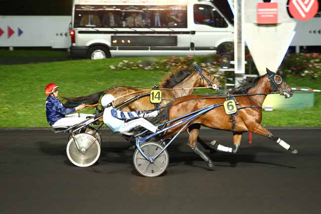 Photo d'arrivée de la course pmu PRIX GALATHEA à PARIS-VINCENNES le Vendredi 15 septembre 2017