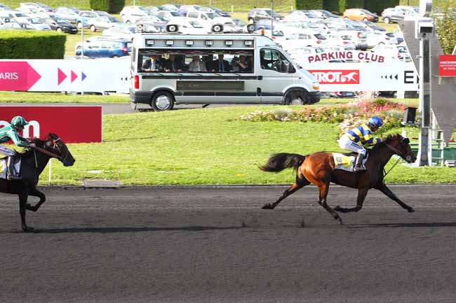 Photo d'arrivée de la course pmu PRIX DE NORMANDIE à PARIS-VINCENNES le Dimanche 17 septembre 2017