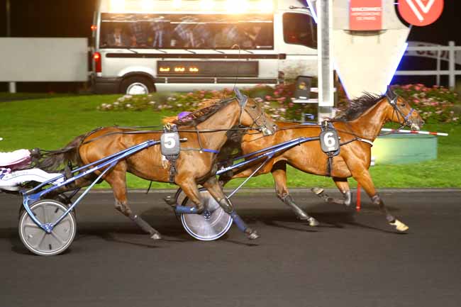 Photo d'arrivée de la course pmu PRIX DORADO à PARIS-VINCENNES le Mardi 19 septembre 2017