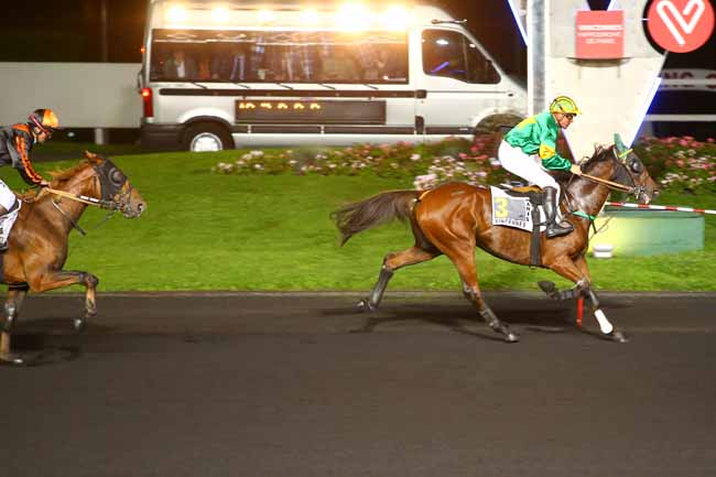 Photo d'arrivée de la course pmu PRIX ERIDANUS à PARIS-VINCENNES le Mardi 19 septembre 2017