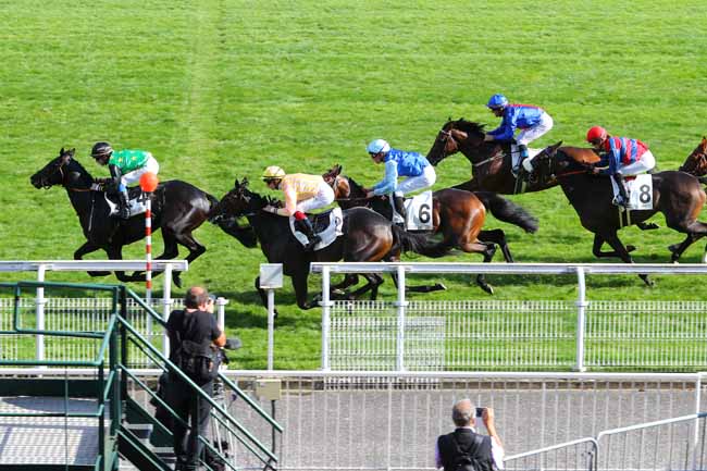 Photo d'arrivée de la course pmu PRIX PHARAMOND à MAISONS-LAFFITTE le Mercredi 20 septembre 2017