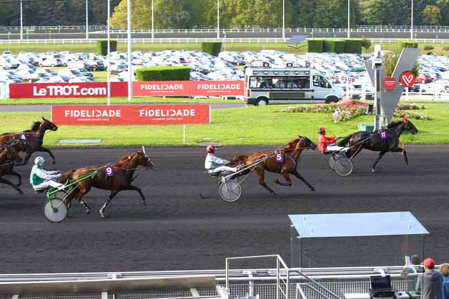 Photo d'arrivée de la course pmu PRIX DE NANCY à PARIS-VINCENNES le Dimanche 24 septembre 2017