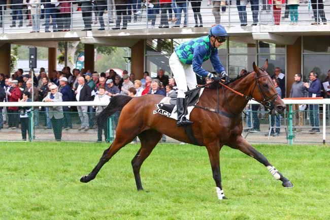 Photo d'arrivée de la course pmu PRIX DU DOCTEUR GUY JALLOT à CRAON le Lundi 25 septembre 2017