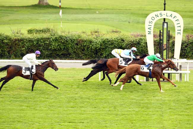 Photo d'arrivée de la course pmu PRIX DU CERCLE DE LA GLOIRE à MAISONS-LAFFITTE le Lundi 25 septembre 2017
