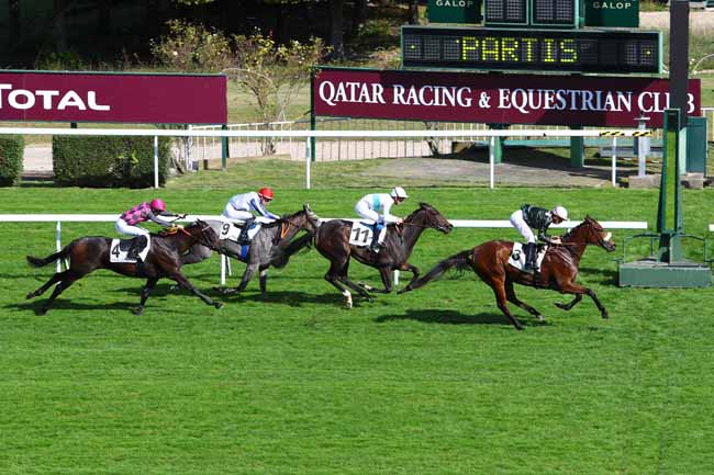 Photo d'arrivée de la course pmu PRIX BARQUETTE à SAINT-CLOUD le Vendredi 29 septembre 2017