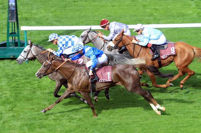 Photo d'arrivée de la course pmu QATAR TOTAL ARABIAN TROPHY DES JUMENTS à CHANTILLY le Samedi 30 septembre 2017