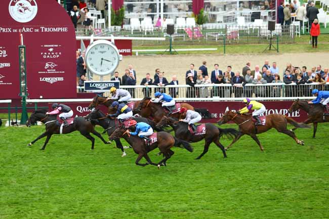 Photo d'arrivée de la course pmu PRIX DE L'ABBAYE DE LONGCHAMP LONGINES à CHANTILLY le Dimanche 1 octobre 2017