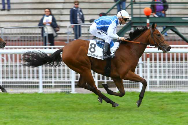 Photo d'arrivée de la course pmu PRIX BANSHEE à MAISONS-LAFFITTE le Lundi 2 octobre 2017