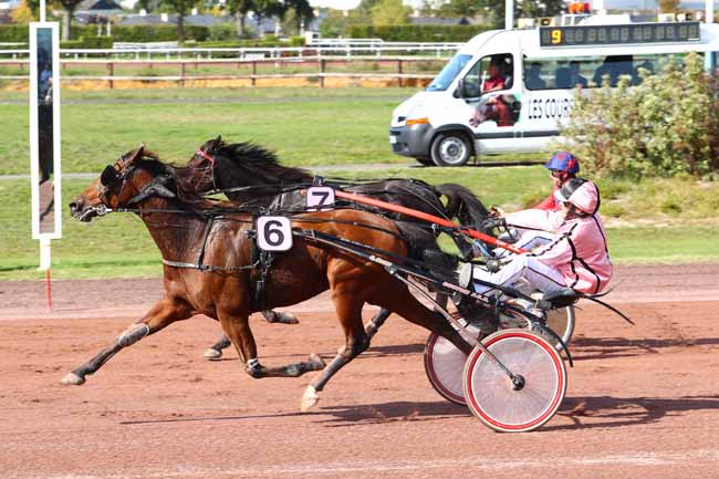 Photo d'arrivée de la course pmu PRIX BIRD PARKER à ANGERS le Mercredi 4 octobre 2017