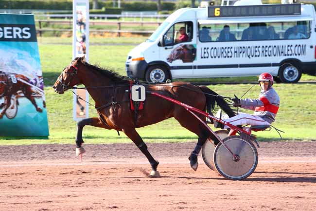 Photo d'arrivée de la course pmu PRIX BOLD EAGLE (GR A) à ANGERS le Mercredi 4 octobre 2017