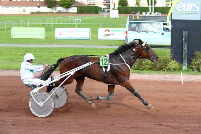 Photo d'arrivée de la course pmu PRIX  BM ENVIRONNEMENT (GR B) à FEURS le Lundi 9 octobre 2017