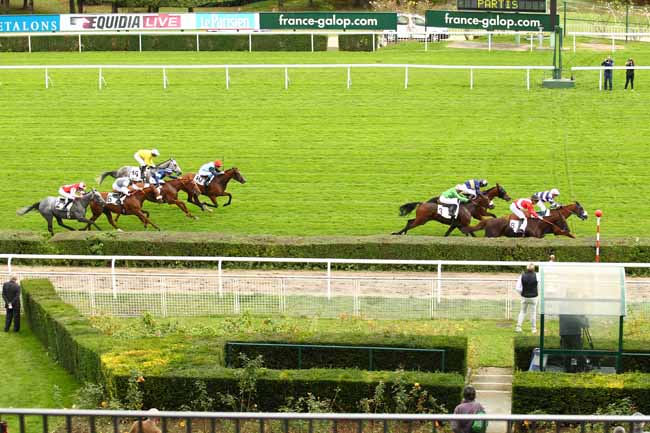 Photo d'arrivée de la course pmu PRIX DE CHEMOITOU à SAINT-CLOUD le Mardi 10 octobre 2017
