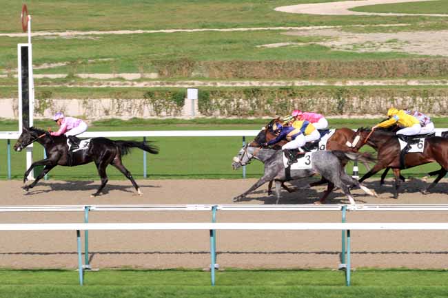 Photo d'arrivée de la course pmu PRIX DU PORT DE DIEPPE à DEAUVILLE le Jeudi 19 octobre 2017