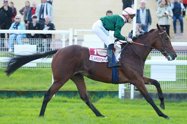 Photo d'arrivée de la course pmu PRIX FILIBERTO à CLAIREFONTAINE le Vendredi 20 octobre 2017