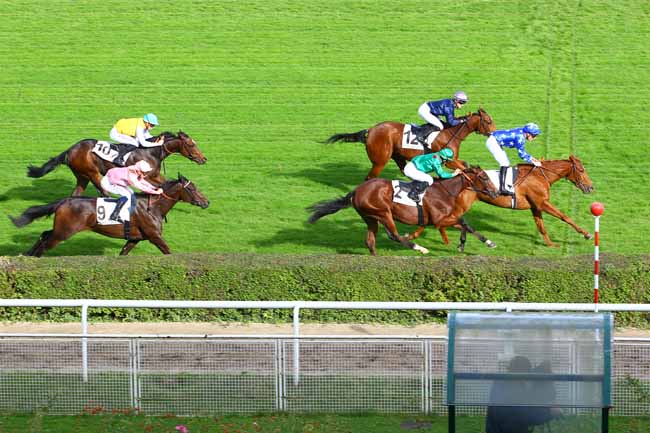 Photo d'arrivée de la course pmu PRIX DOUVE à SAINT-CLOUD le Mercredi 25 octobre 2017