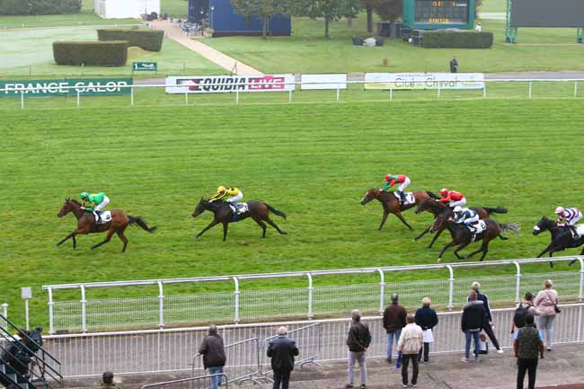 Photo d'arrivée de la course pmu PRIX ZEDDAAN à MAISONS-LAFFITTE le Jeudi 26 octobre 2017