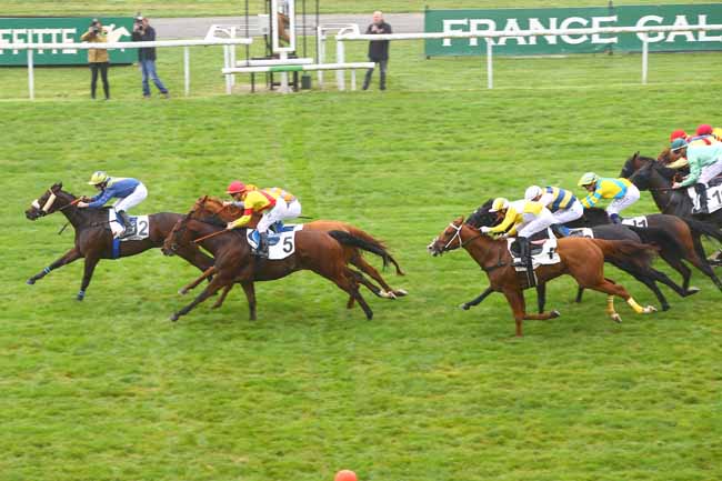 Photo d'arrivée de la course pmu PRIX DE LA PORTE DU PARC à MAISONS-LAFFITTE le Jeudi 26 octobre 2017