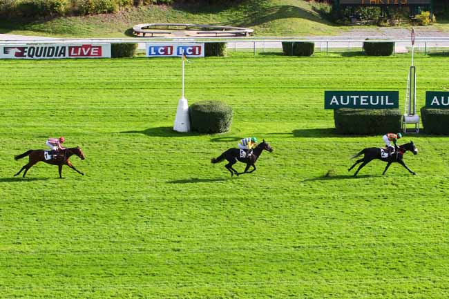 Photo d'arrivée de la course pmu PRIX ROBERT BATES à AUTEUIL le Vendredi 27 octobre 2017
