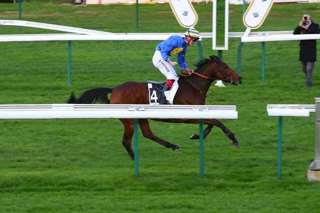 Photo d'arrivée de la course pmu PRIX DU TREPORT à COMPIEGNE le Samedi 28 octobre 2017