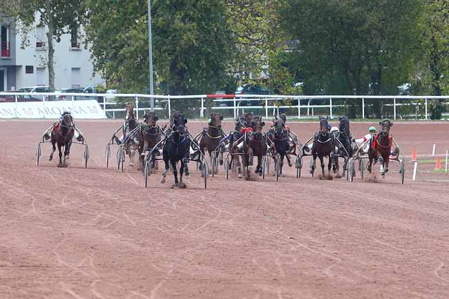 Photo d'arrivée de la course pmu PRIX PMU LE ROND POINT DE VANNES - NANTES à NANTES le Mercredi 8 novembre 2017