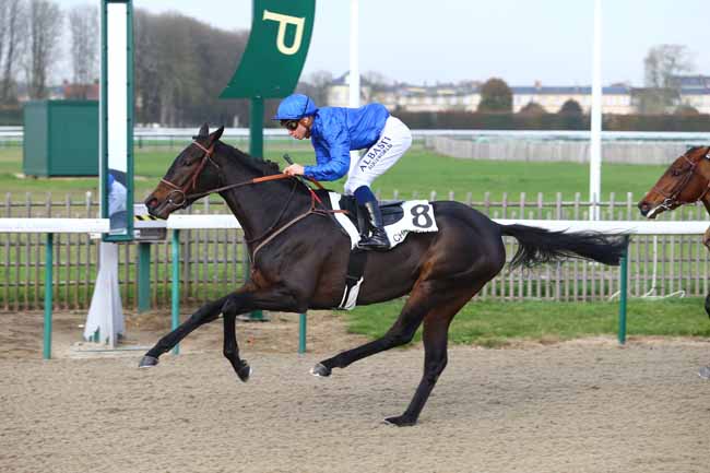 Photo d'arrivée de la course pmu PRIX DE LA CAPITAINERIE DE CHASSE à CHANTILLY le Mercredi 8 novembre 2017