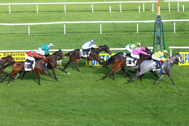 Photo d'arrivée de la course pmu PRIX DES ACACIAS à FONTAINEBLEAU le Jeudi 16 novembre 2017