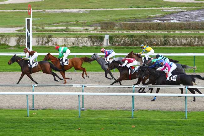 Photo d'arrivée de la course pmu PRIX DE TOURMAUVILLE à DEAUVILLE le Mercredi 29 novembre 2017