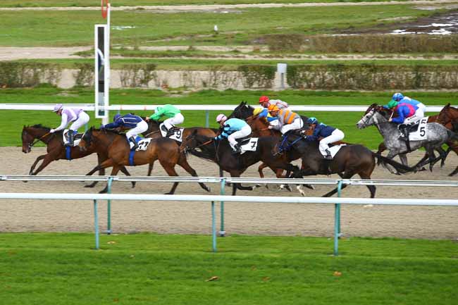Photo d'arrivée de la course pmu PRIX DE TOURVILLE à DEAUVILLE le Mercredi 29 novembre 2017
