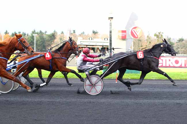 Photo d'arrivée de la course pmu PRIX D'ANGLES à PARIS-VINCENNES le Jeudi 30 novembre 2017