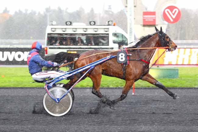 Photo d'arrivée de la course pmu PRIX DE BEAUVOIR à PARIS-VINCENNES le Jeudi 30 novembre 2017