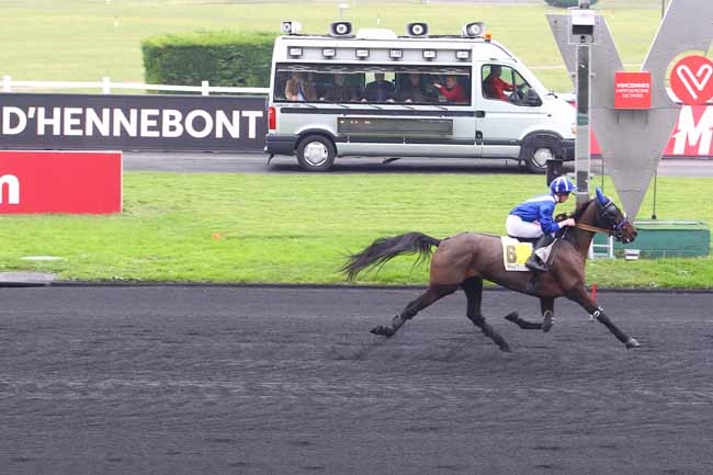 Photo d'arrivée de la course pmu PRIX D'HENNEBONT à PARIS-VINCENNES le Mardi 5 décembre 2017