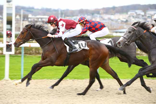 Photo d'arrivée de la course pmu PRIX DE PREAUX à DEAUVILLE le Mercredi 6 décembre 2017