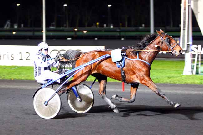 Photo d'arrivée de la course pmu PRIX SILESIA à PARIS-VINCENNES le Vendredi 8 décembre 2017