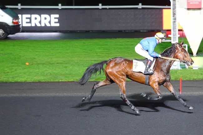 Photo d'arrivée de la course pmu PRIX DE VALDAMPIERRE à PARIS-VINCENNES le Vendredi 15 décembre 2017