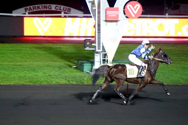 Photo d'arrivée de la course pmu PRIX DE FLERS à PARIS-VINCENNES le Samedi 23 décembre 2017