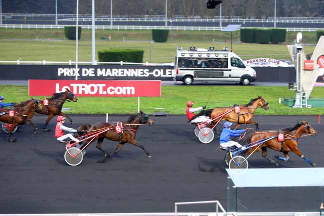 Photo d'arrivée de la course pmu PRIX DE MARENNES-OLERON à PARIS-VINCENNES le Lundi 25 décembre 2017