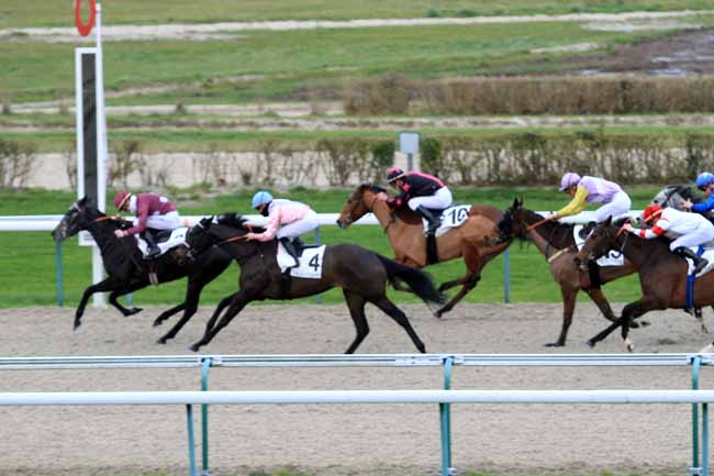 Photo d'arrivée de la course pmu PRIX DU CHATEAU GABRIEL à DEAUVILLE le Mardi 26 décembre 2017